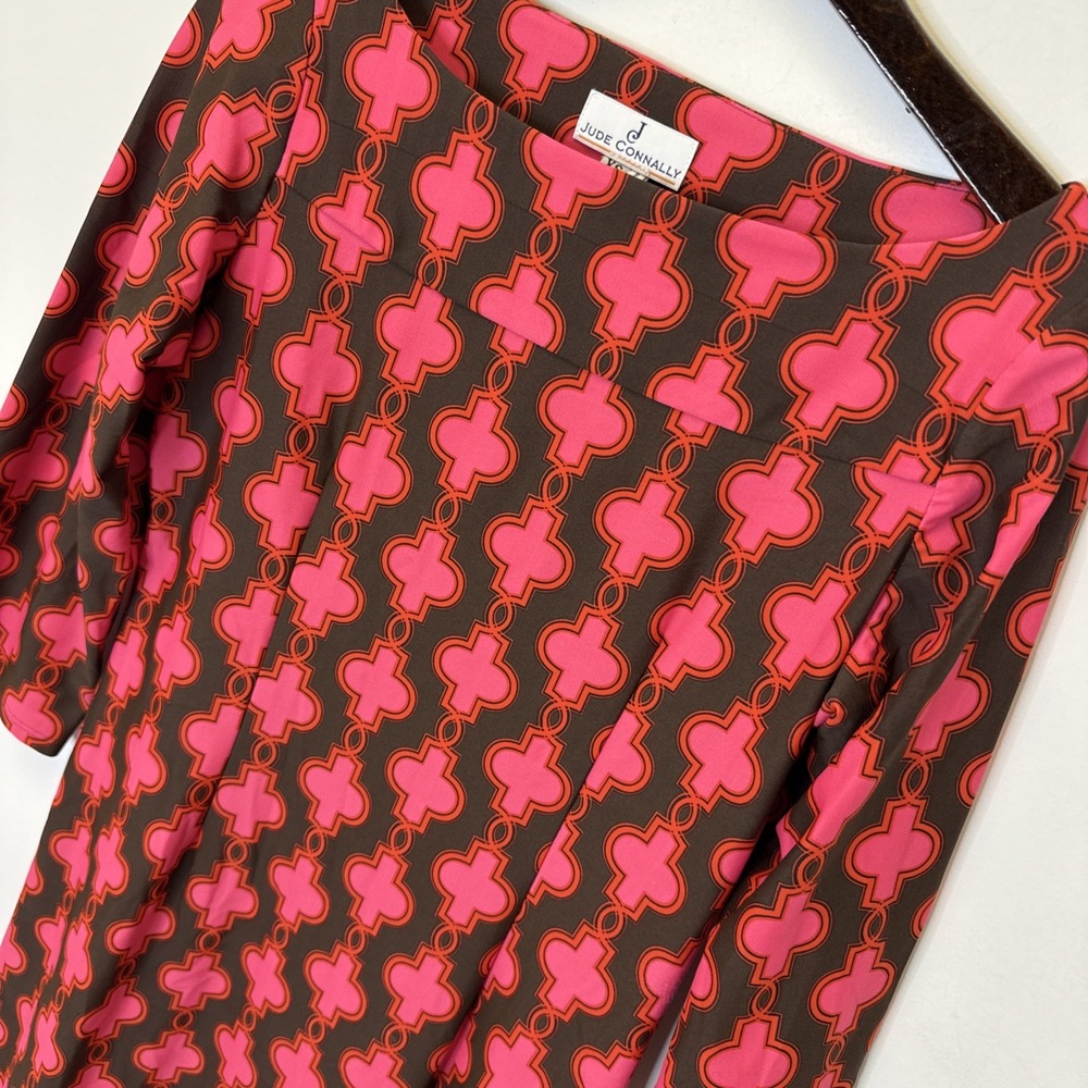 Jude Connally Tunic Dress Geometric Womens Size XS USA